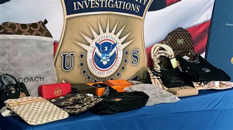 fake clothes new york|counterfeit items arrested.